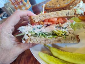britton's chicken salad sandwich 