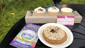 Image of cookies and a cookie flight at Disney