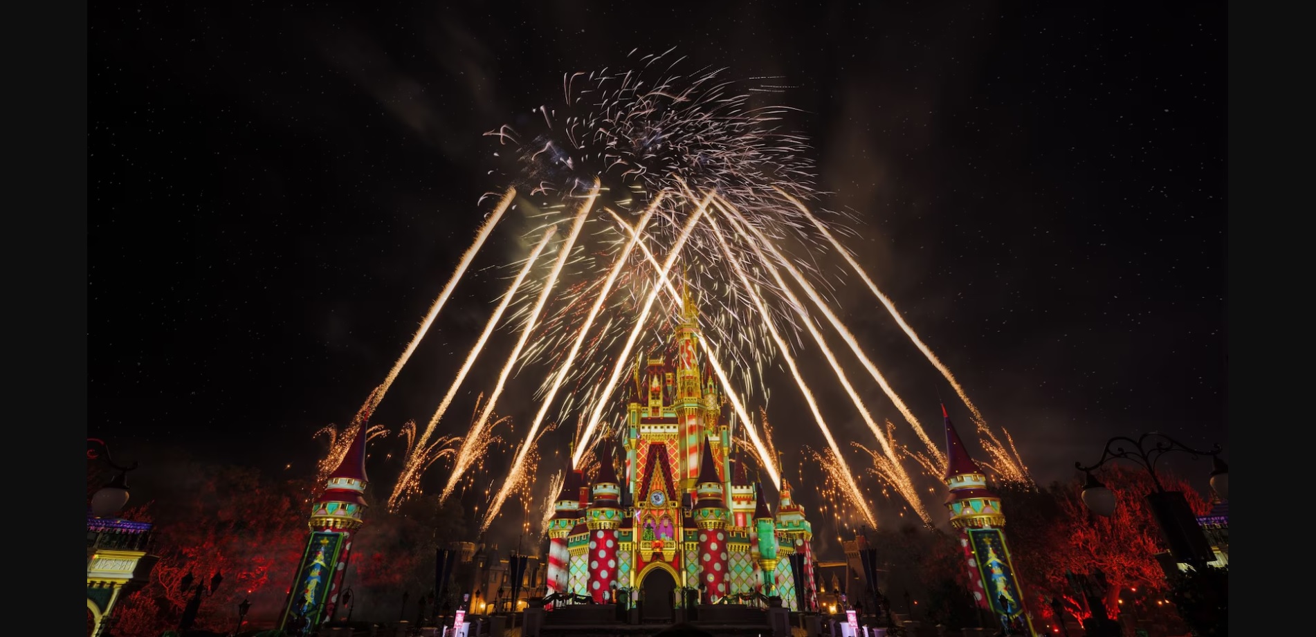 Mickey's Very Merry Christmas Party Fireworks