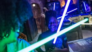 Galaxy's Edge at Night