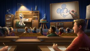 Olaf Draws Artist Rendering