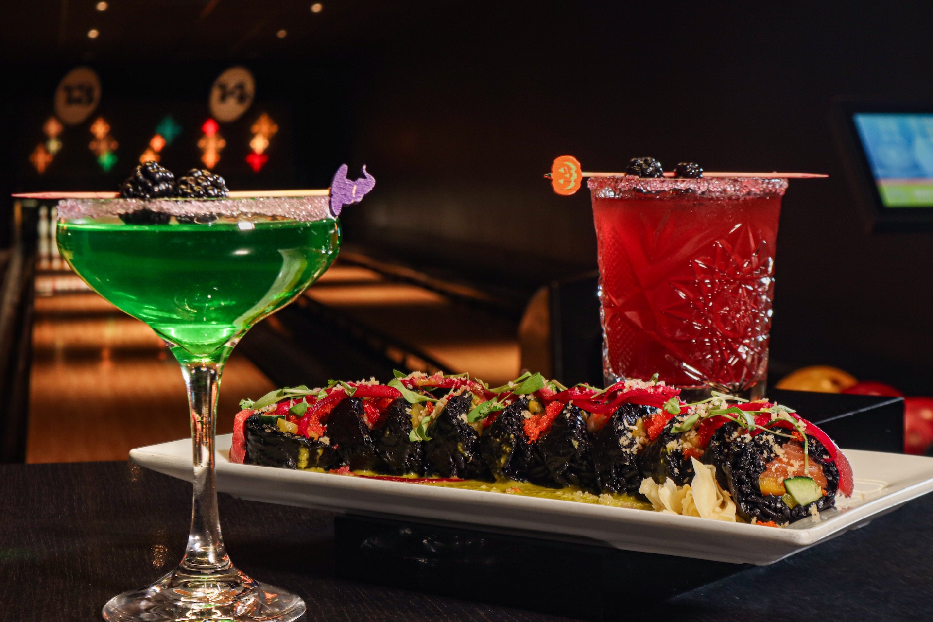 Sushi and Drink Halloween Splitsville