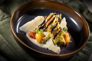 Basil Pesto Dumplings
