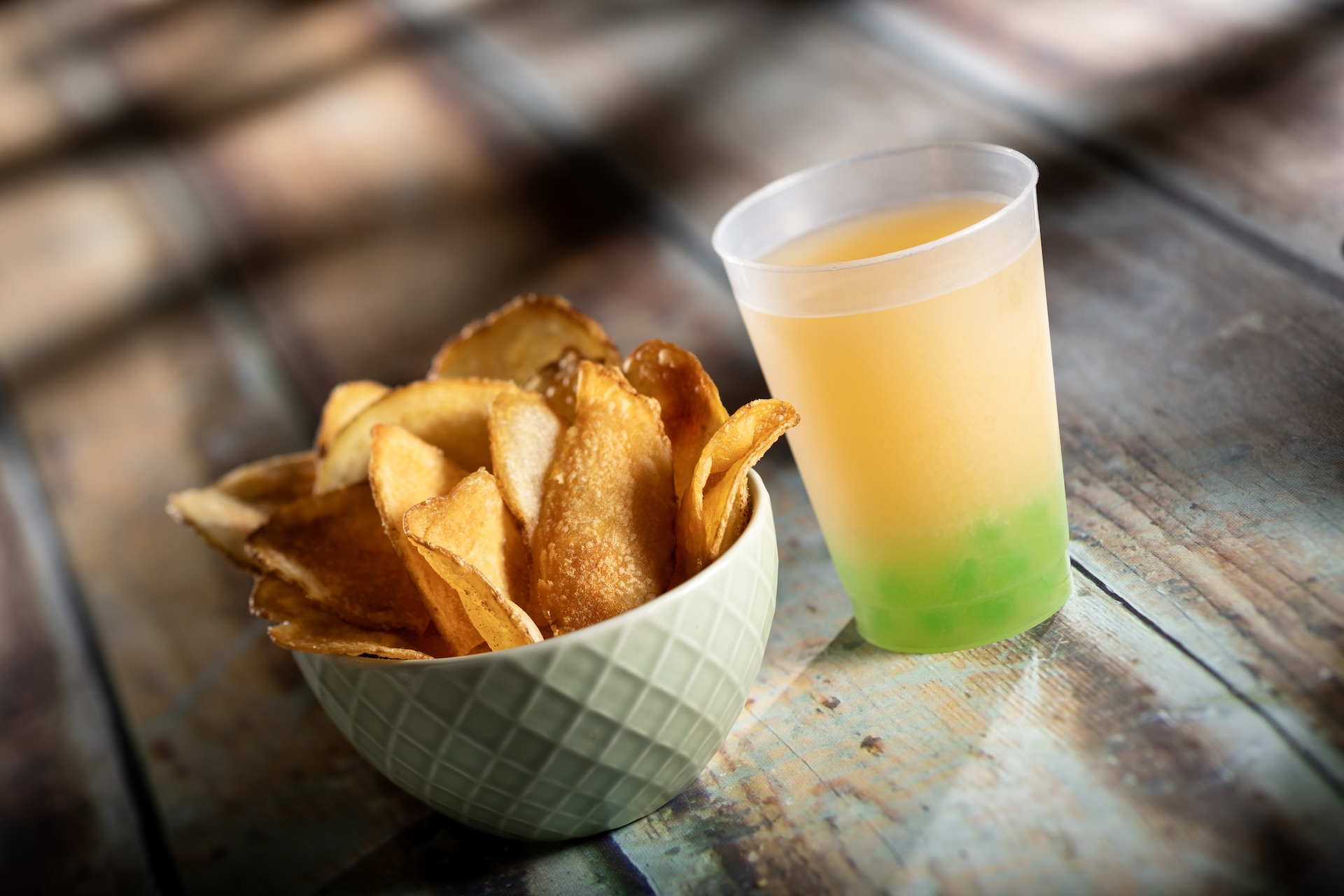 Mango Apple Fruit Pearl with Potato Chips