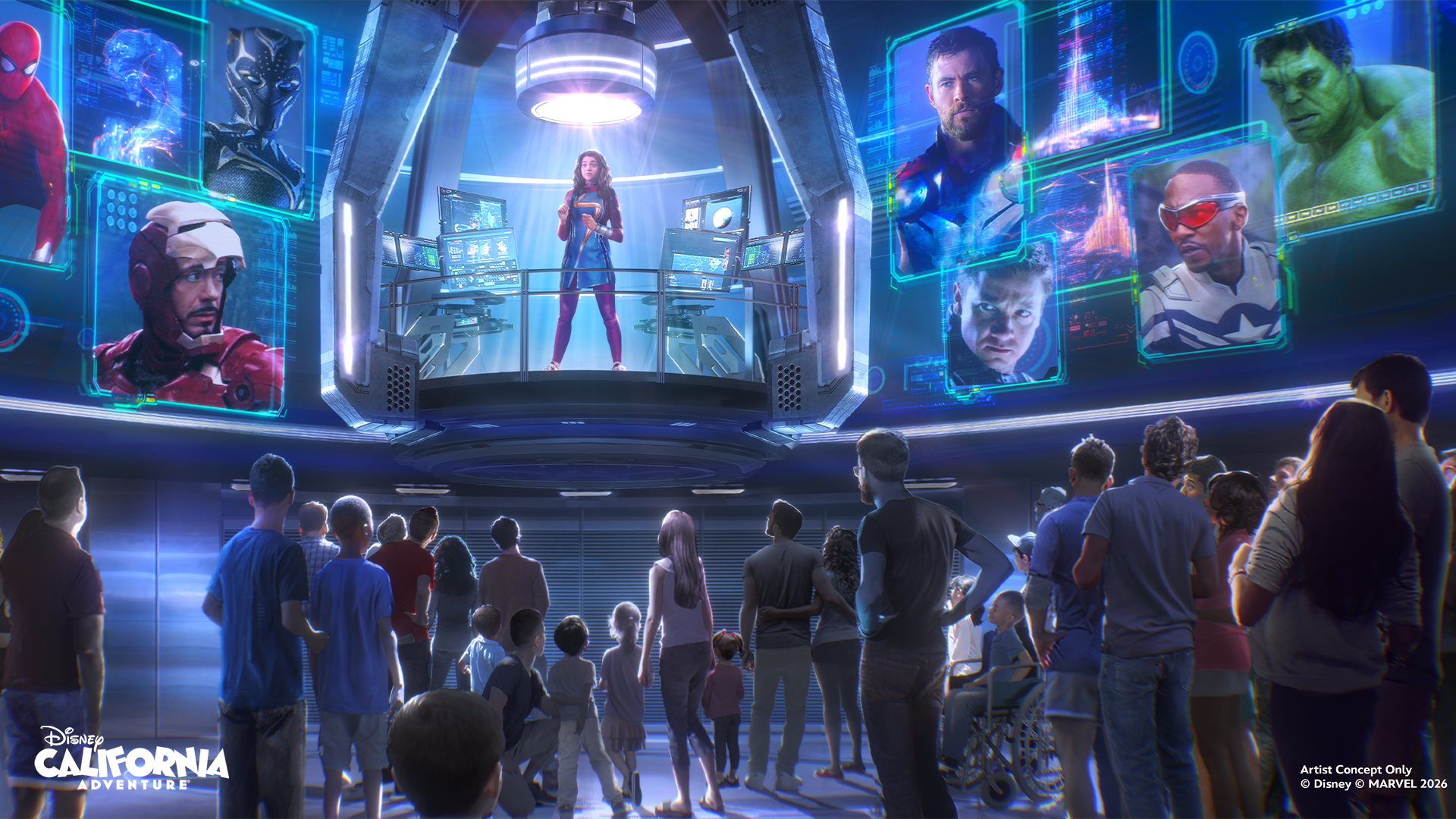 Avengers Campus Artist Rendering