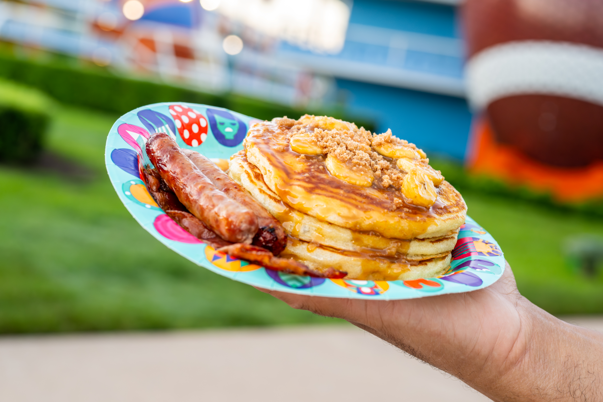 Caramel Banana pancakes WDW